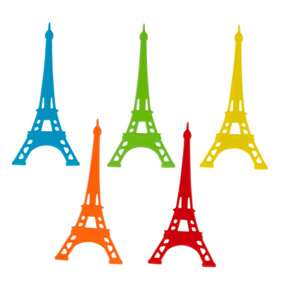 NWT Set of magnets - Multicolor Monuments (Eiffel Tower)